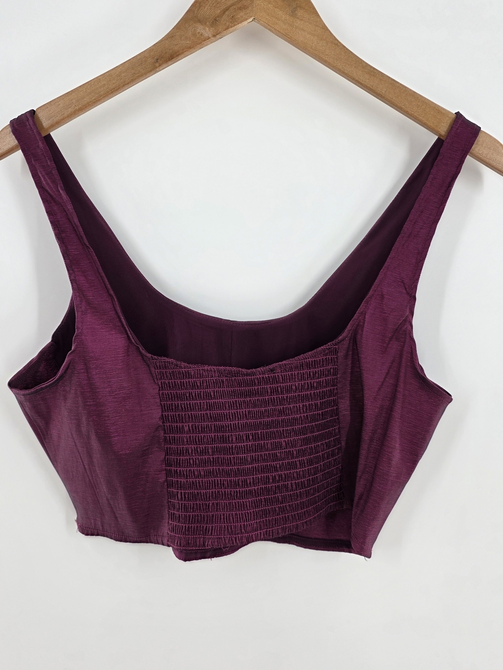House Of Harlow 1960 Shiny Dark Fuchsia Cropped Blazer W/ Cami Womens Large - Picture 11 of 16